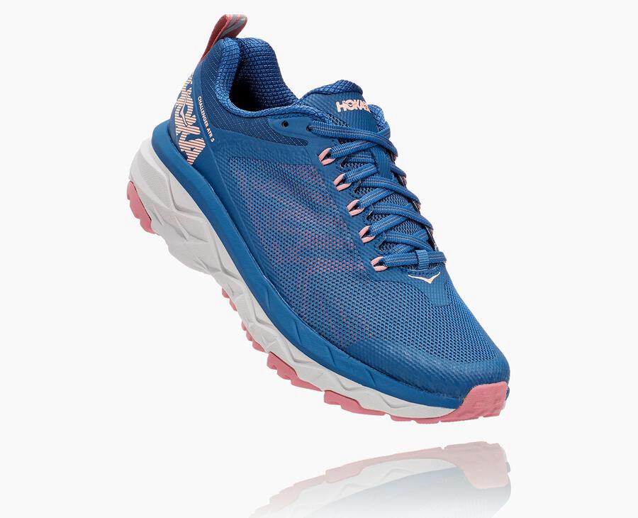 Hoka One One Trainers Womens Blue - Challenger ATR 5 - 36478IYFN